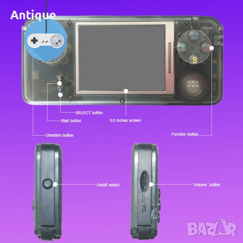 Джобна мини конзола с 1151 игри, снимка 6 - Други игри и конзоли - 54250020