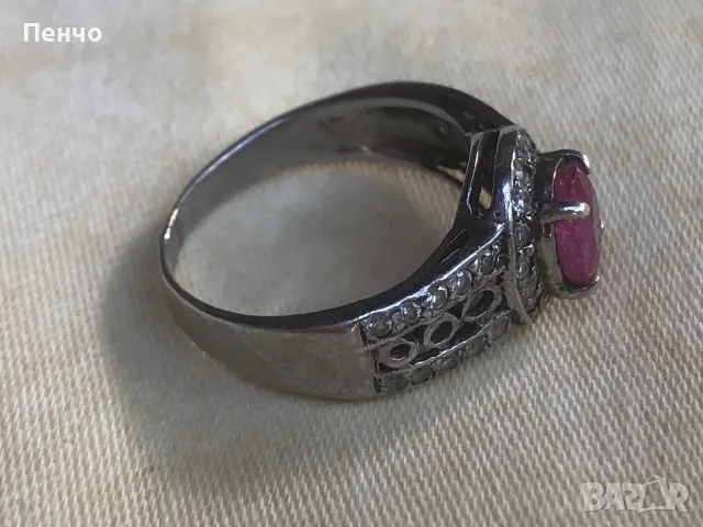 стар сребърен пръстен, снимка 9 - Антикварни и старинни предмети - 44694693