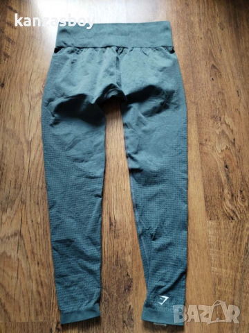 Gymshark Vital Seamless 2.0 Leggings - Strong Grey - дамски фитнес клин L КАТО НОВ , снимка 7 - Клинове - 54156289