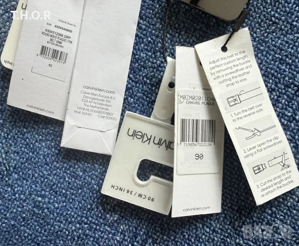 Tommy Hilfiger / Calvin Klein Jeans / Vanzetti ОРИГИНАЛНИ мъжки колани/естествена кожа, снимка 2 - Колани - 55530547