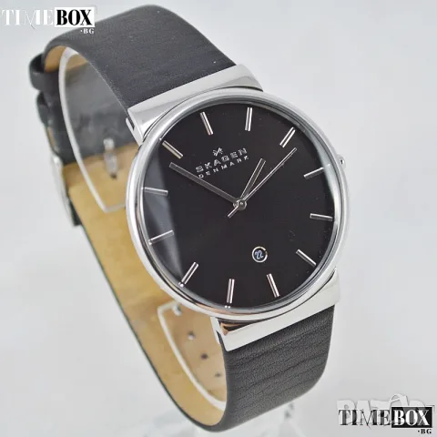 Skagen Ancher Refined Black Leather SKW6104