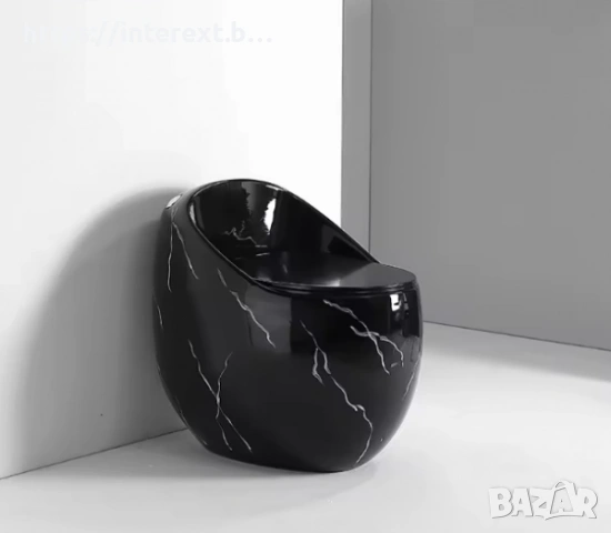 Дизайнерски моноблок с ергономична форма/ черен мрамор, снимка 3 - Други - 54073460