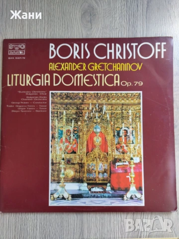 Борис Христов - "Литургия доместика" - двоен албум, снимка 2 - Грамофонни плочи - 54123581