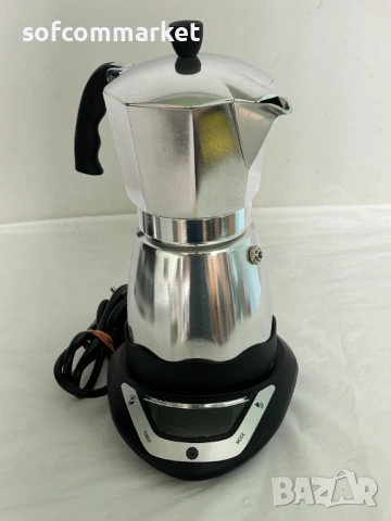 Електрическа кафеварка Bialetti Moka Timer (за 6 чаши) + 6 месеца ГАРАНЦИЯ, снимка 3 - Кафемашини - 54561560