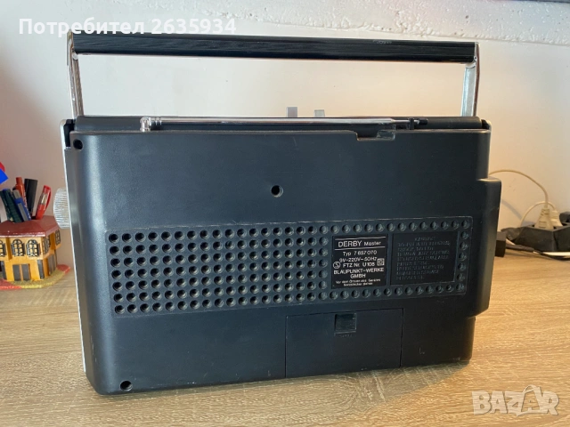 Радиокасетофон моно Blaupunkt Derby, снимка 3 - Радиокасетофони, транзистори - 54606228
