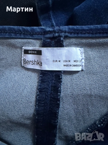 New Bershka women dark blue jean suit , снимка 3 - Гащеризони - 55079153