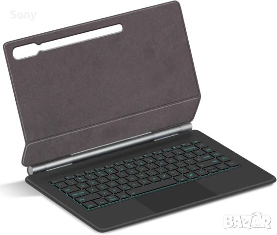 Магнитен калъф с клавиатура за Samsung Galaxy Tab S10+, снимка 6 - Калъфи, кейсове - 54461820