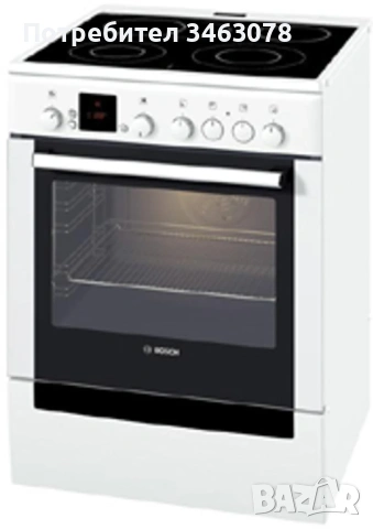 Готварска печка BOSCH HLN-445220, снимка 4 - Печки, фурни - 54917648