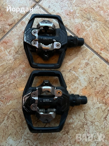ПЕДАЛИ АВТОМАТИЧНИ SHIMANO PD-ME700 SPD BLACK, снимка 2 - Части за велосипеди - 54663046