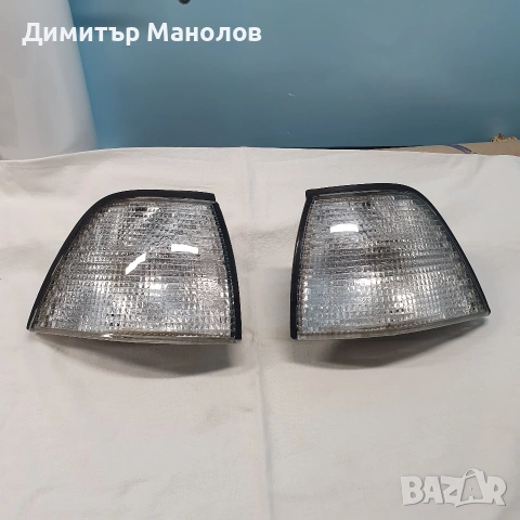 Бели / кристални мигачи за BMW E36 