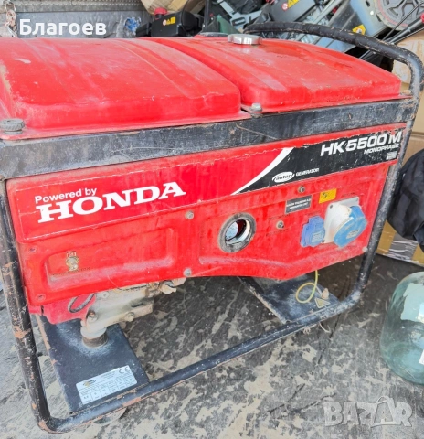 монофазен бензинов генератор Honda HK5500M.