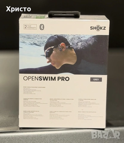 НОВО!!! Безжични спортни слушалки с костна проводимост     Shokz OpenSwim Pro, снимка 2 - Слушалки и портативни колонки - 55230772
