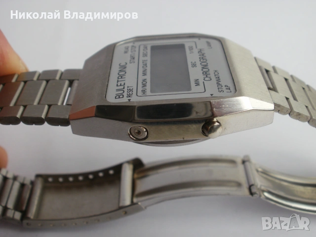 Buletronic мъжки Булетроник ръчен часовник български кварцов, снимка 5 - Мъжки - 54270854