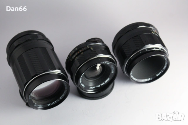 M42 Pentax Asahi Super Multi Coated Takumar 3,5/35mm, 3,5/135mm, 4/50mm Macro - обективи, снимка 4 - Обективи и филтри - 54834483