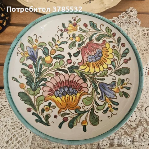 Италианска чиния за стена 