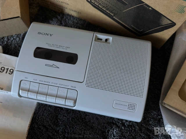 Чисто Нов SONY TCM-919 Касетен рекордер  Cassette Recorder Касетофон, снимка 2 - Аудиосистеми - 54570830