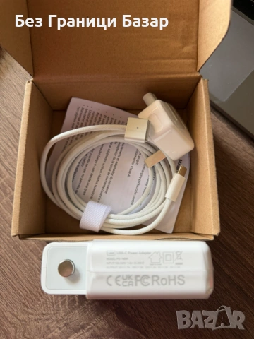 Ново Бързо зарядно 140W за лаптоп MacBook Pro 14 16 и Air 13 15 UK стенен адаптер