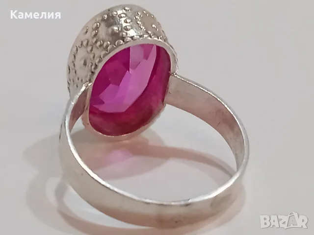 Руско сребро. Пръстен , снимка 6 - Пръстени - 55664145