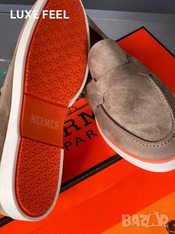 Hermes ⚜️ Естествен Велур , снимка 4 - Ежедневни обувки - 54392444