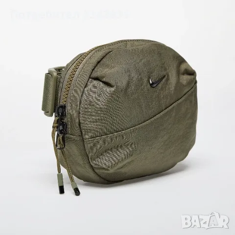 НОВА оригинална мъжка / унисекс зелена чанта / crossbody bag чантичка за кръста "банан" NIKE от САЩ, снимка 2 - Чанти - 55358145