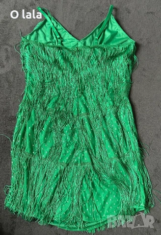 Атрактивна рокля с ресни , снимка 3 - Рокли - 54192649