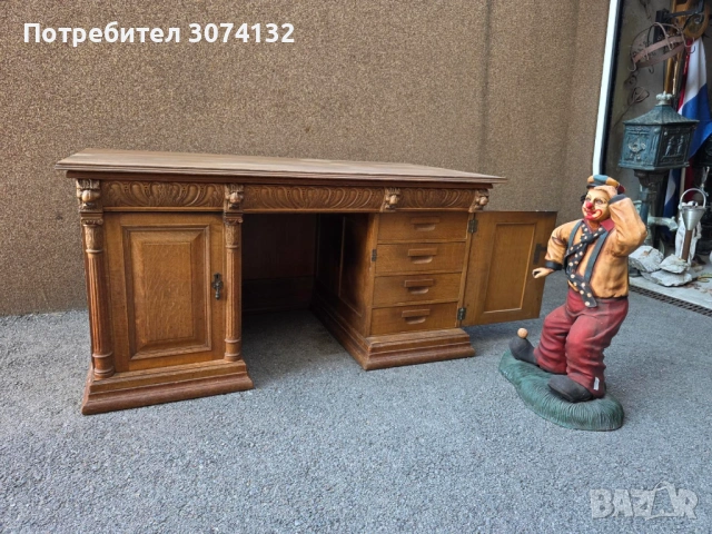 Уникално бюро в стил Ренесанс, снимка 3 - Бюра - 54889274