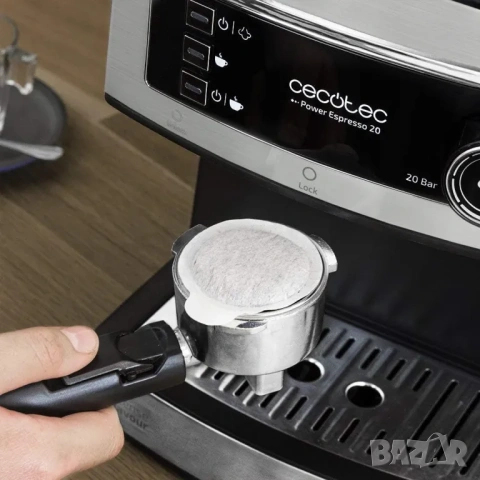 Еспресо кафемашина Cecotec Power Espresso 20 (20 Bar), снимка 5 - Кафемашини - 54962918