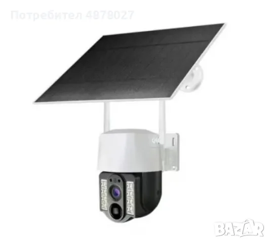 WiFi соларна камера 4G SIM карта, 8MP V380 VC3-4G, снимка 7 - HD камери - 55546426