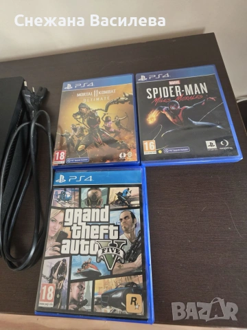 PlayStation 4 Slim 1TB + 3 игри + оригинален контролер, снимка 2 - PlayStation конзоли - 55266316