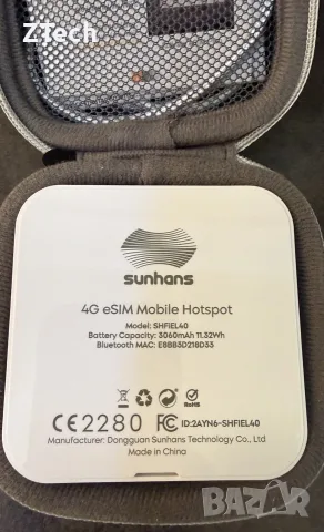 EsunFi 4G eSIM , SIMWi-Fi рутер бисквитка , снимка 3 - Рутери - 55403172