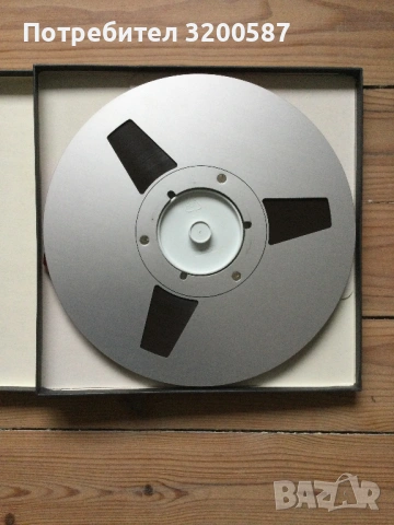 3 бр. Метална магнетофоннa ролка BASF 26,5 cm, снимка 2 - Декове - 53963933