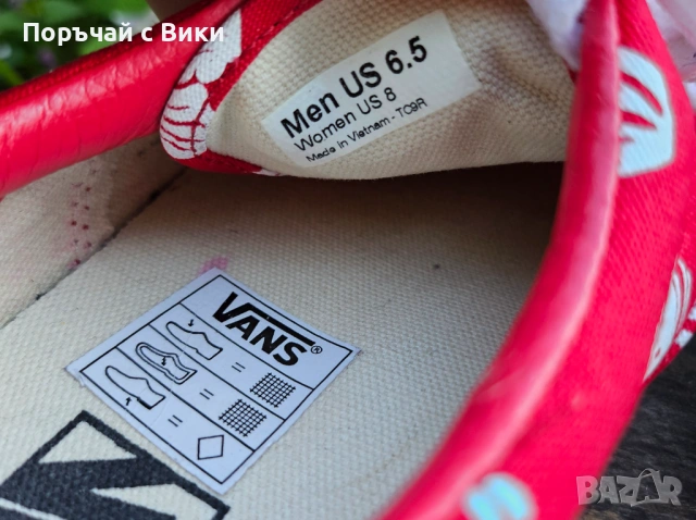 Vans кецове 38.5, снимка 8 - Кецове - 54346020