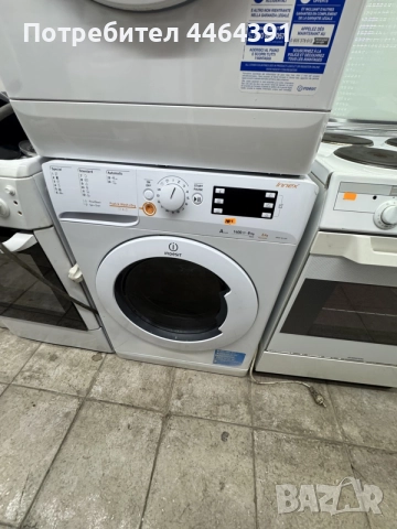 Пералня с сушилня indesit 8-6kg, снимка 5 - Перални - 55704023