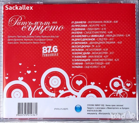 Ритъмът на сърцето (2006), снимка 3 - CD дискове - 54900949