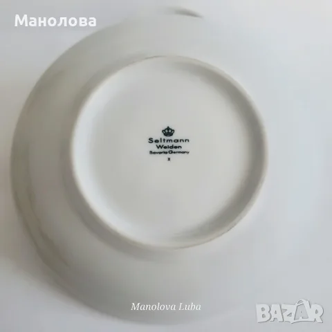 Порцеланова чаша за кафе/чай с подложна чинийка  Seltmann Weiden, снимка 6 - Други ценни предмети - 55653857