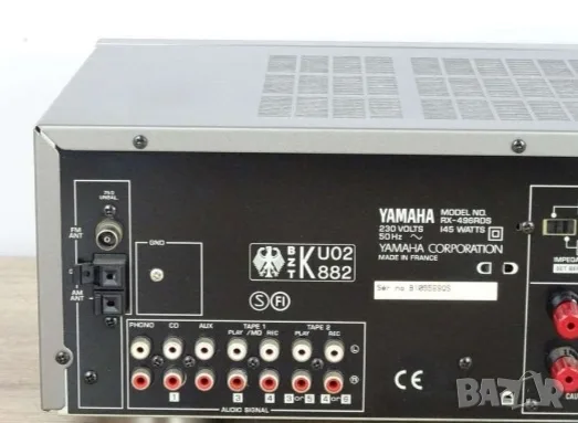 Ресивър Yamaha RX-496RDS Стерео, снимка 5 - Ресийвъри, усилватели, смесителни пултове - 55607695