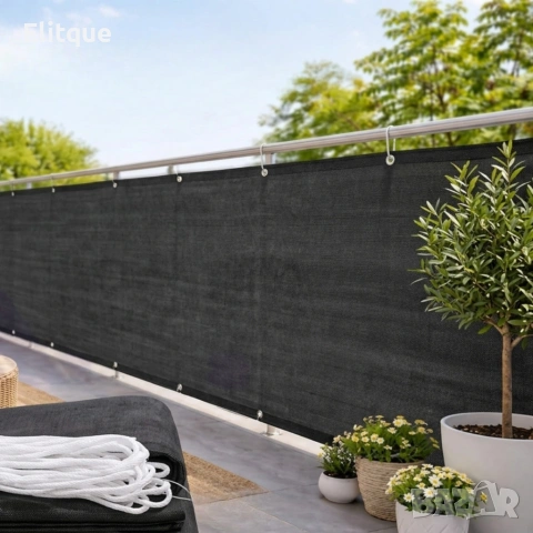 Защитно покритие за балкон и ограда 1 x 5 м – здраво, устойчиво и лесно за монтаж