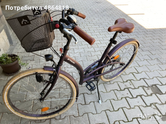 Дамски градски велесипед B'TWIN ELOPS 320 26"