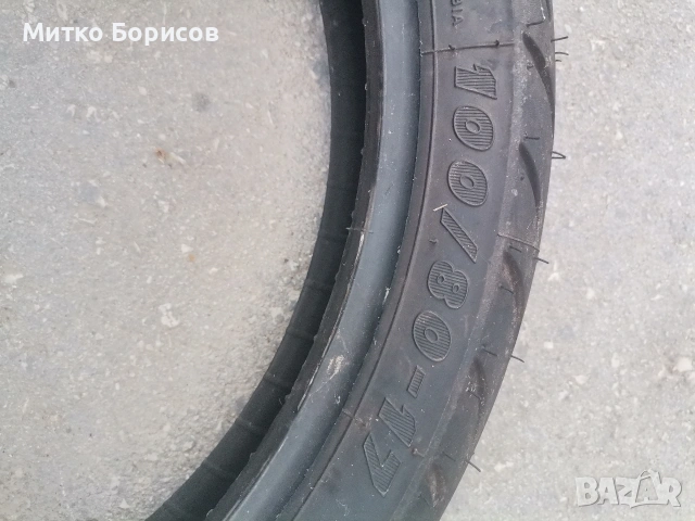 Гума Мишелин 100 /80 /17 , снимка 3 - Гуми и джанти - 54195059
