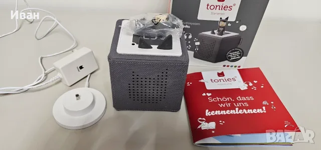 Tonies Grey Toniebox Starter Set с Creative Tonie, снимка 6 - Музикални играчки - 55328077