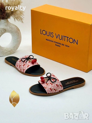 Louis Vuitton Нови Дамски Чехли Различни Цветове Луи Витон , снимка 4 - Чехли - 55093993