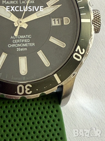 Швейцарски часовник Maurice Lacroix  Chronometer limited  , снимка 16 - Мъжки - 45953862