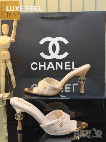 Yves Saint Laurent ⚜️ Christian Louboutin⚜️ Chanel ⚜️Дамски Чехли , снимка 11 - Чехли - 55075311
