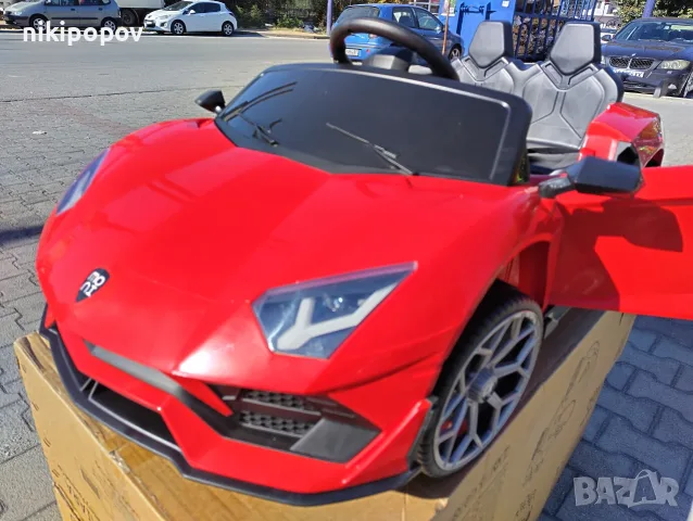 LAMBO Акумулаторна кола CHIARA червен, снимка 6 - Детски велосипеди, триколки и коли - 55440077