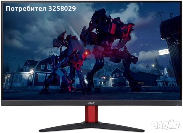 Аcer Nitro KG27  FreeSync, 144Hz, снимка 2 - Монитори - 54742521