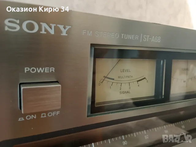 Sony ST - A6B радио приемник тунер, снимка 7 - Радиокасетофони, транзистори - 55465960