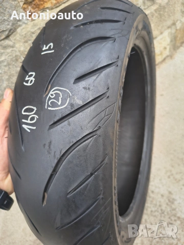 160 60 15 Bridgestone Battlax scooter sc2 гума скутер гуми мото, снимка 4 - Гуми и джанти - 55163124