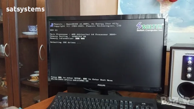 Дънна платка Soltek SL-K8AN2-GR Socket 754 CPU+FAN+RAM, снимка 10 - Дънни платки - 55503419