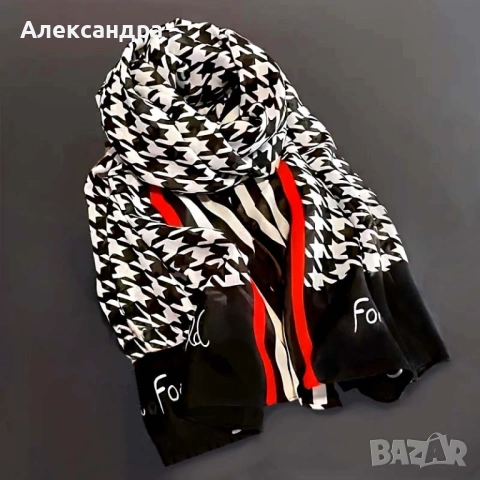 Стилен и красив шал , снимка 3 - Шалове - 41743005