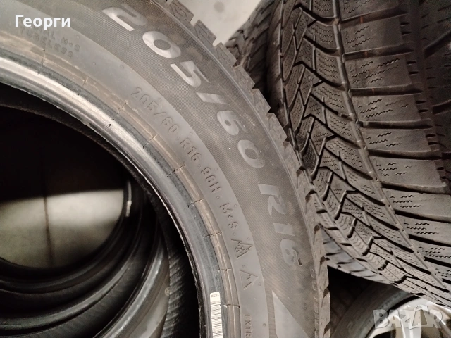 4бр.зимни гуми 205/60/16 Pirelli, снимка 4 - Гуми и джанти - 55265273